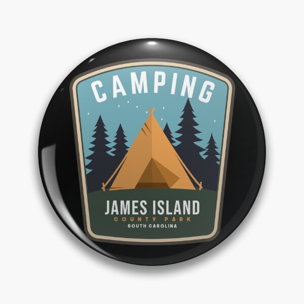 Artikelvorschau, James Island County Park Campsite Camping South Carolina Campsite entworfen und verkauft von Friday NightCo.