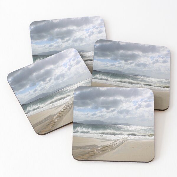 Item preview, Beautiful view on the ocean and rocks from sandy beach in Ireland designed and sold by schtroumpf2510.