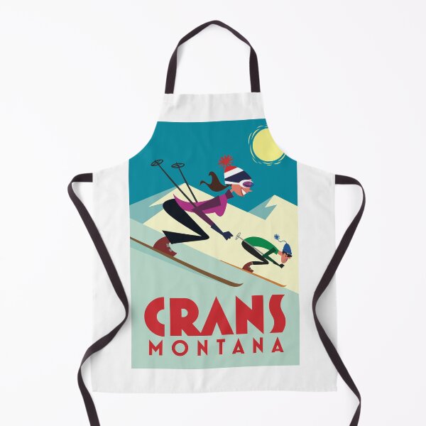 Item preview, Crans-Montana ski poster designed and sold by GAGodel.