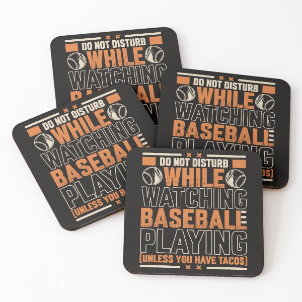 Item preview, Do Not Disturb While Watching Baseball designed and sold by RED FIR.