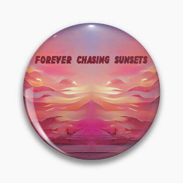 Item preview, Pink n Blue Sunset Painting - Forever Chasing Sunsets designed and sold by Unaiza Khalid.