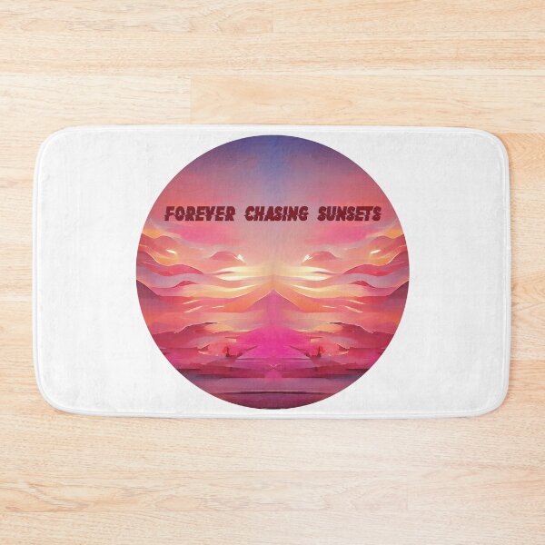 Item preview, Pink n Blue Sunset Painting - Forever Chasing Sunsets designed and sold by Unaiza Khalid.