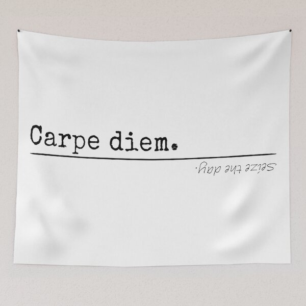 Item preview, Seize the day - Latin - T-Shirts, Stickers, Magnets, House - VBK - VisionsByKaren designed and sold by VisionsByKaren.