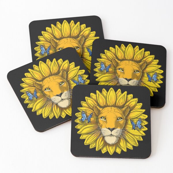 Item preview, Lion Sunflower designed and sold by underheaven.
