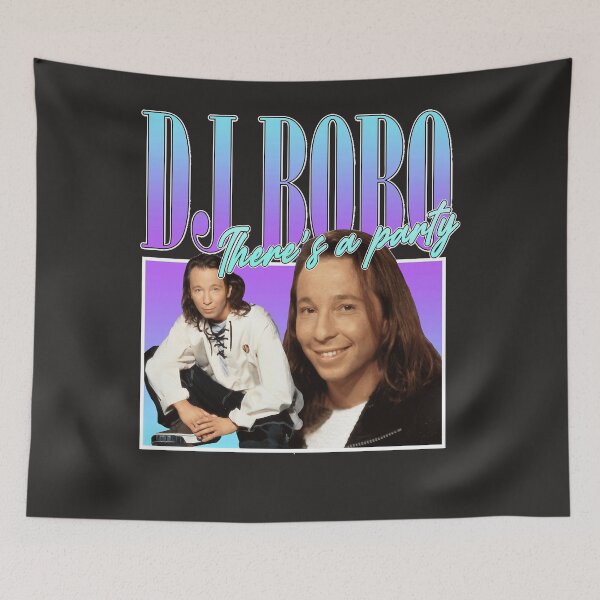 Item preview, DJ Bobo 90s Style Eurodance Classic T-Shirt designed and sold by DouglasSchroe.