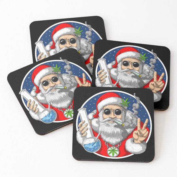 Item preview, Santa Smoking Weed designed and sold by underheaven.