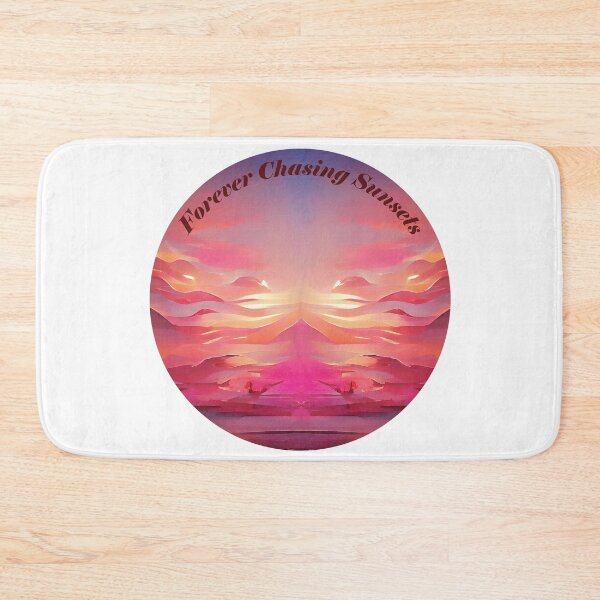 Item preview, Pink n Blue Sunset Painting - Forever Chasing Sunsets designed and sold by Unaiza Khalid.