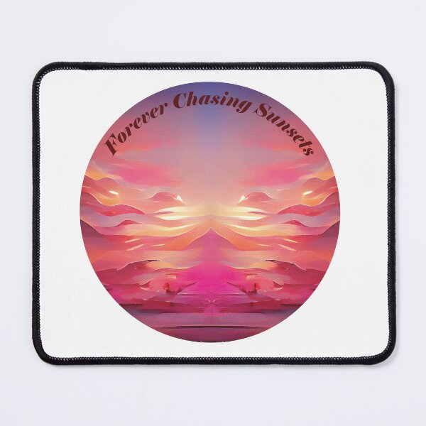 Item preview, Pink n Blue Sunset Painting - Forever Chasing Sunsets designed and sold by Unaiza Khalid.