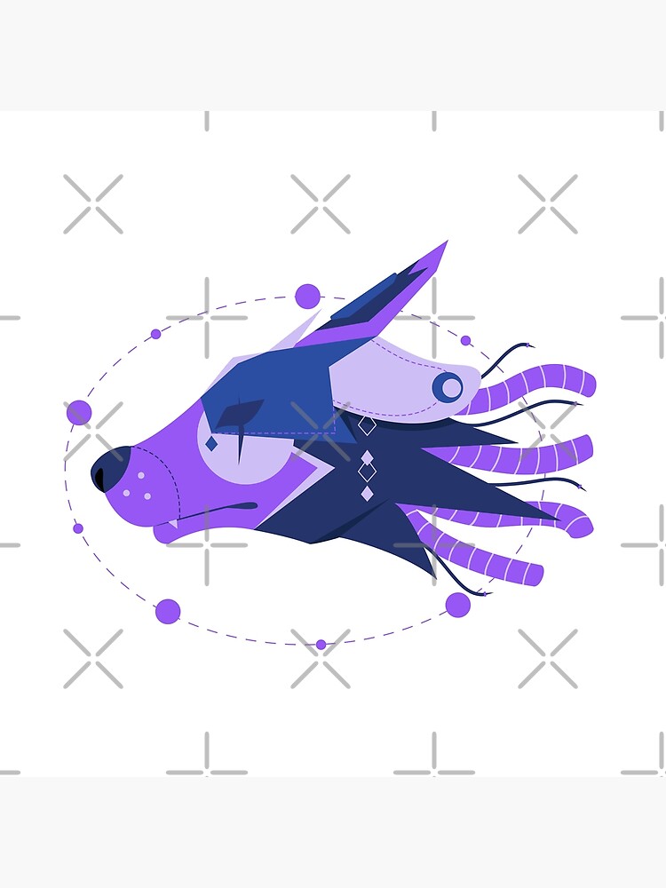 "cyberpunk Head dog " Poster for Sale by illustsee Redbubble