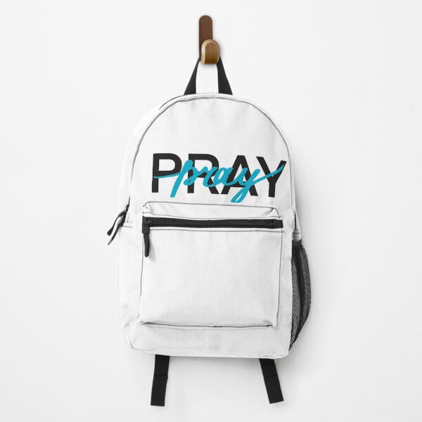 Item preview, Pray.  Blue Motivational quote.  Lettering  designed and sold by Drevych-shop.