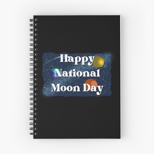 Item preview, National Moon Day, Happy Moon Day, Happy National Moon Day designed and sold by ScauroraDesign.