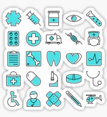 Medical Icons Symbol Pattern Sticker