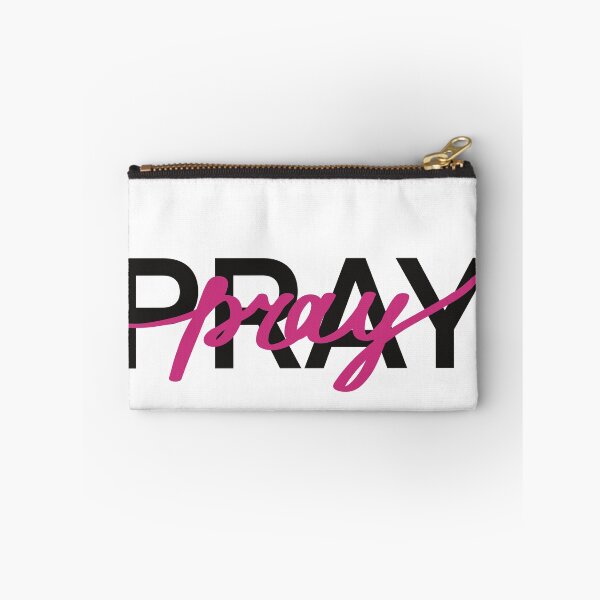 Item preview, Pray.  Pink Motivational quote.  Lettering  designed and sold by Drevych-shop.