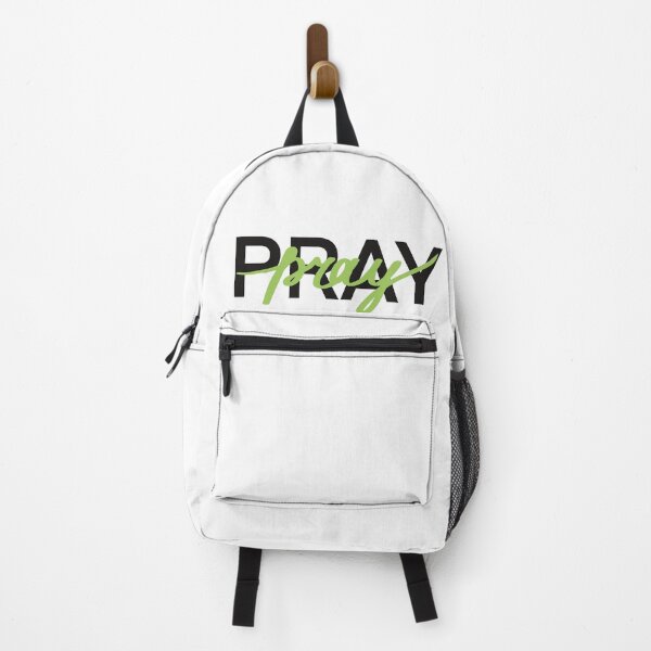 Item preview, Pray. Green Motivational quote. Lettering designed and sold by Drevych-shop.