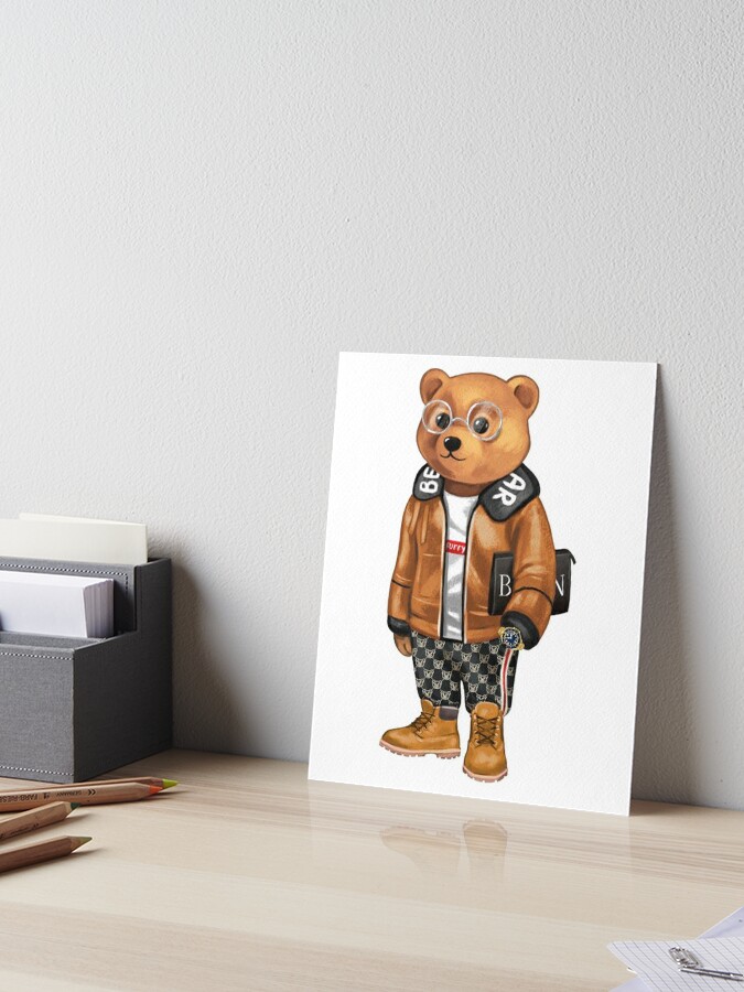 Stylish Bear Trends Poster for Sale by IvanAThorson