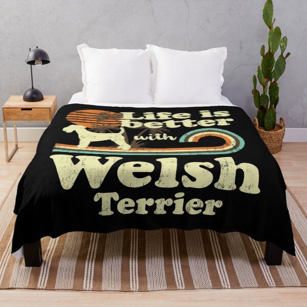 Item preview, Life is Better with Welsh Terrier Vintage designed and sold by rafaeltto.