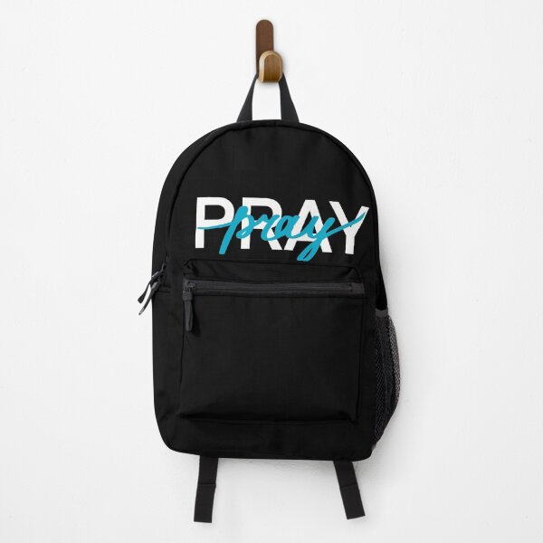 Item preview, Pray. Blue Motivational quote. Lettering designed and sold by Drevych-shop.