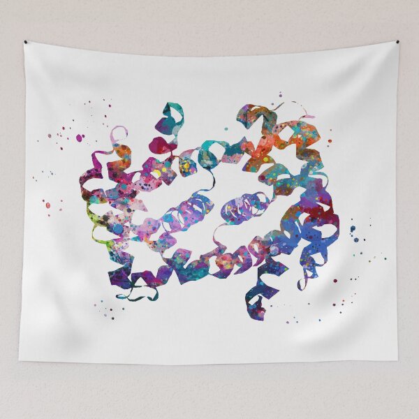 Item preview, Hemoglobin Protein Structure of Red Blood Cell designed and sold by EvasDreams.
