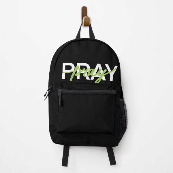 Item preview, Pray. Green Motivational quote. Lettering designed and sold by Drevych-shop.