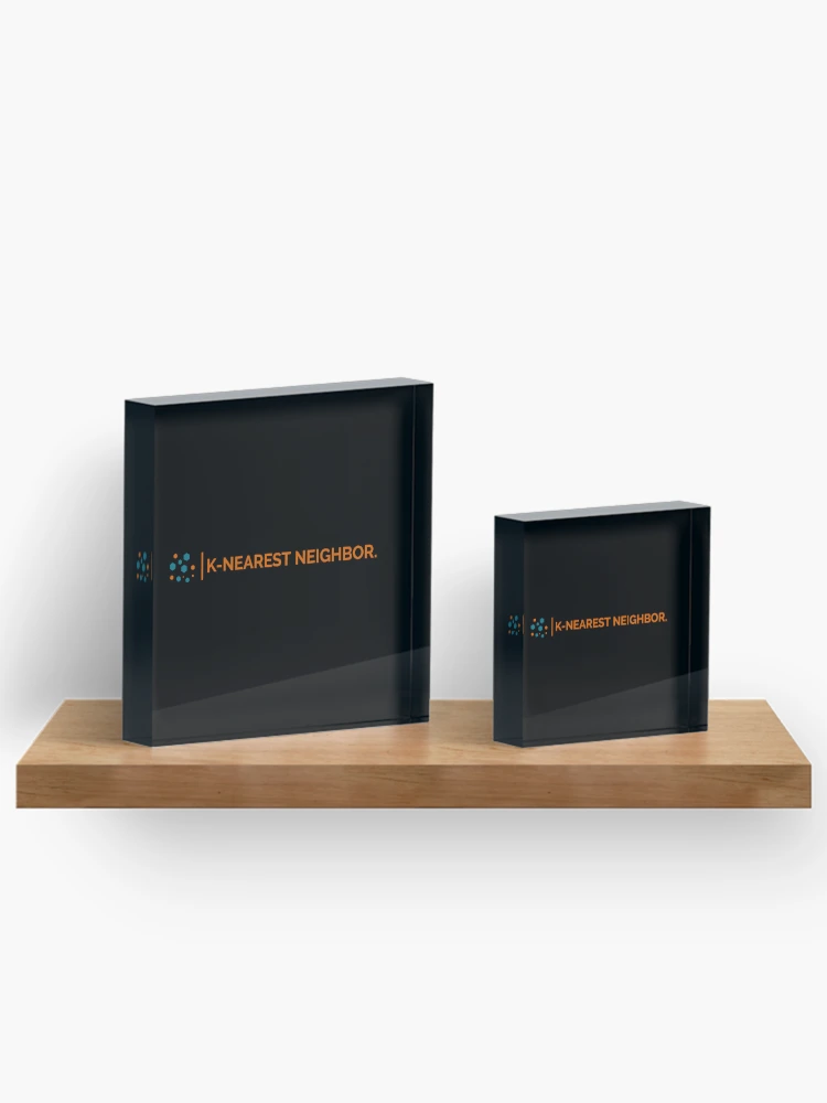 Thumbnail 3 of 5, Acrylic Block, K Nearest Neighbor Machine Learning Data Science Algorithm designed and sold by deffro.