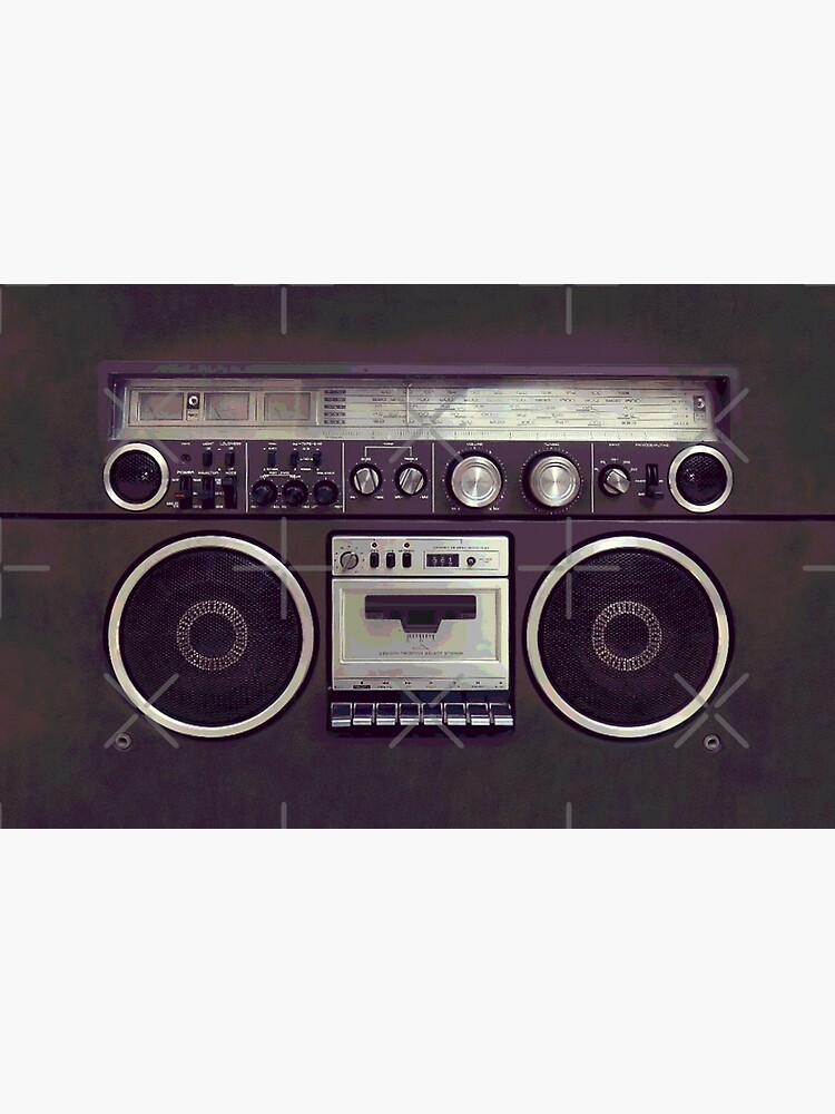 80s Retro Boombox Cassette Player by BluePlanet