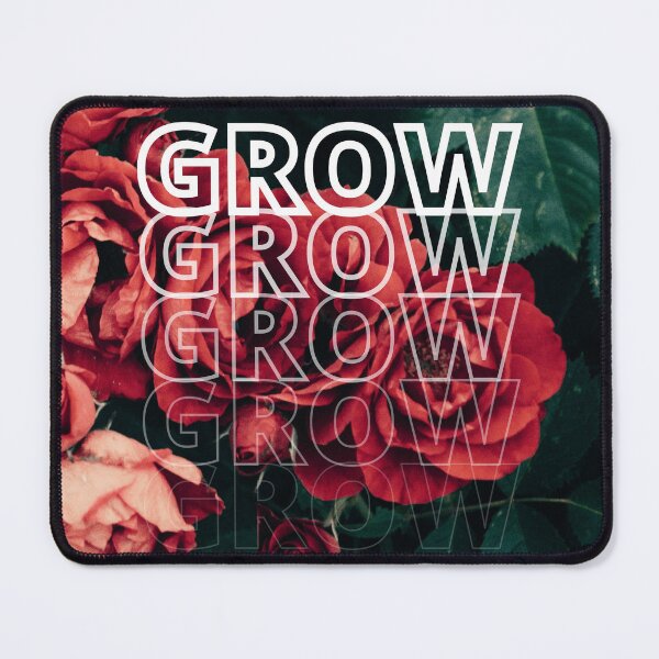 Item preview, GROW (above) - Romantic Bright Red Flowers, Floral Petals, Fantasy Aesthetic designed and sold by AliceSLee.