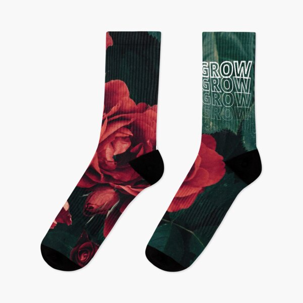 Item preview, GROW (above) - Romantic Bright Red Flowers, Floral Petals, Fantasy Aesthetic designed and sold by AliceSLee.