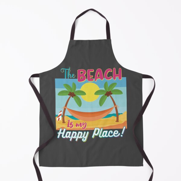 Item preview, The Beach Is My Happy Place palm trees smile designed and sold by MunsyArt.