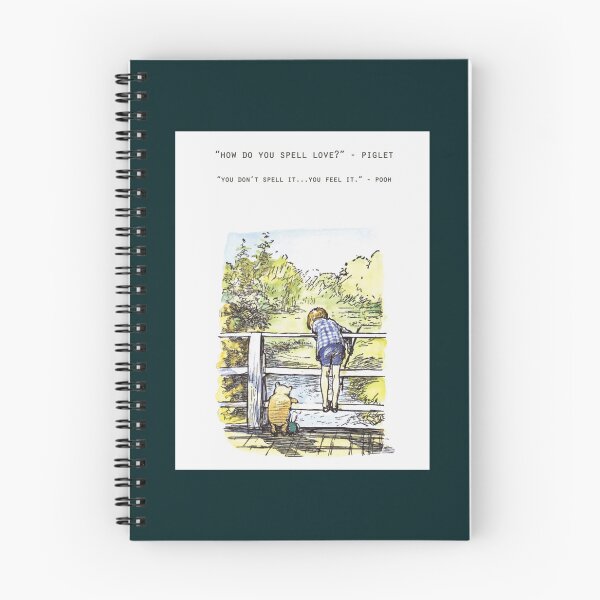Item preview, Winnie Quote Book illustration   designed and sold by BecomeMyHeroes.