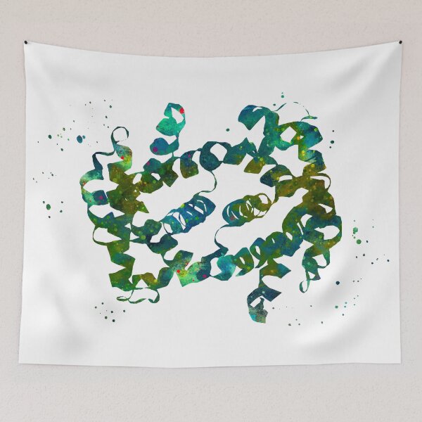 Item preview, Hemoglobin Protein Structure of Red Blood Cell designed and sold by EvasDreams.