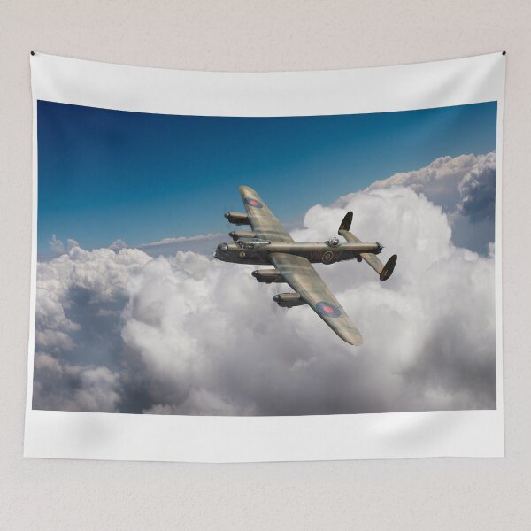 Item preview, Lancaster B X KB799 above clouds designed and sold by Flight Artworks.