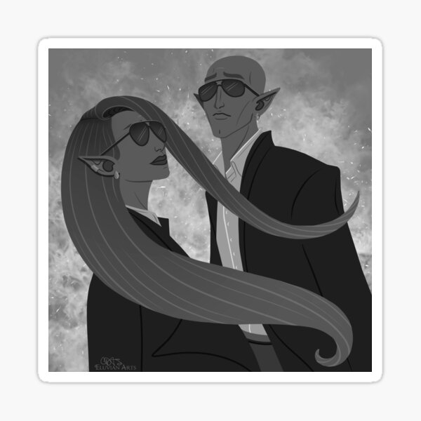 Item preview, Who Are These Two? designed and sold by EluvianArts.