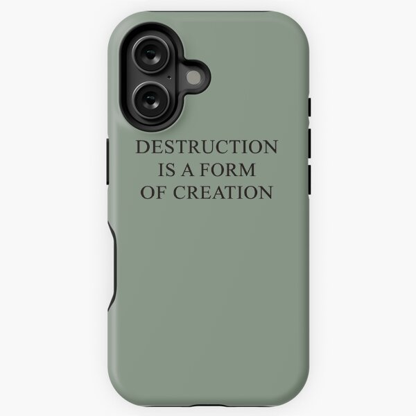 Item preview, Destruction is a form of creation designed and sold by cybersapiens.