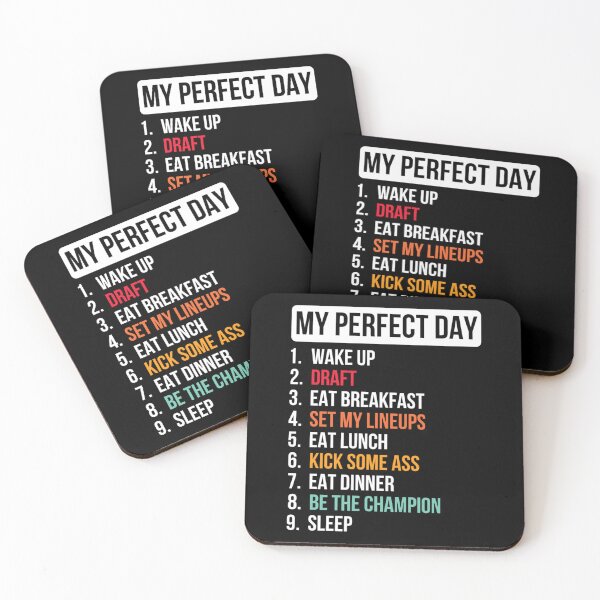 Item preview, My Perfect Day Fantasy Football Fantasy Football Essential T-Shirt designed and sold by laureljusjv.