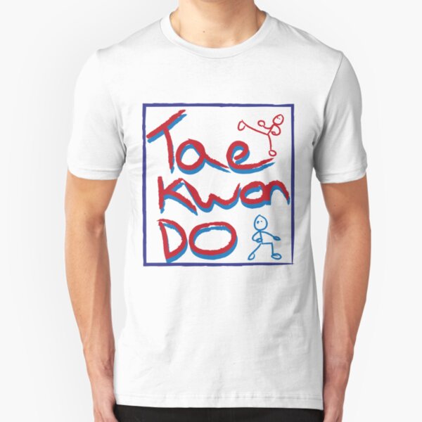 Taekwondo Box Slim Fit T-Shirt