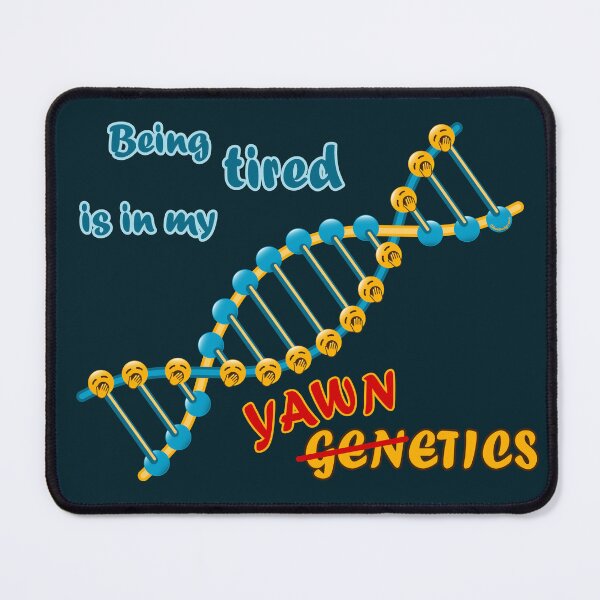 Item preview, Being tired through yawnetics - Yawning Smiley DNA designed and sold by GiborDesign.