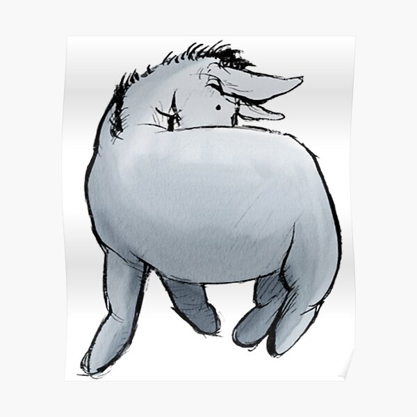 winnie-the-pooh-eeyore-lost-his-tail-1-poster-for-sale-by