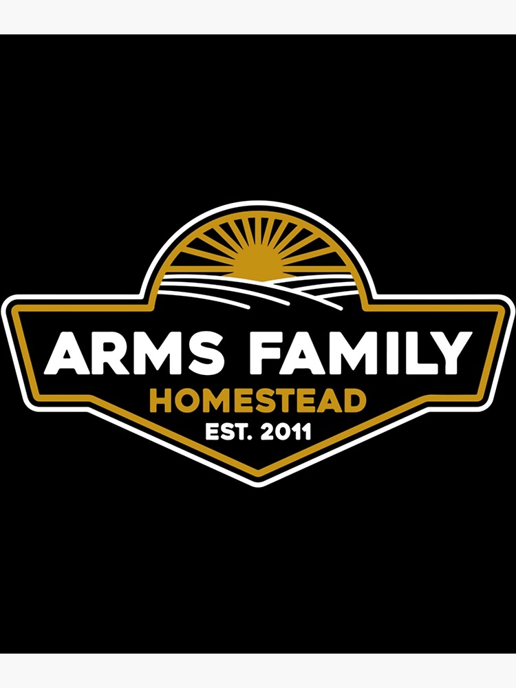 "Arms Family Homestead Merch Logo " Poster for Sale by ShirtTravelers