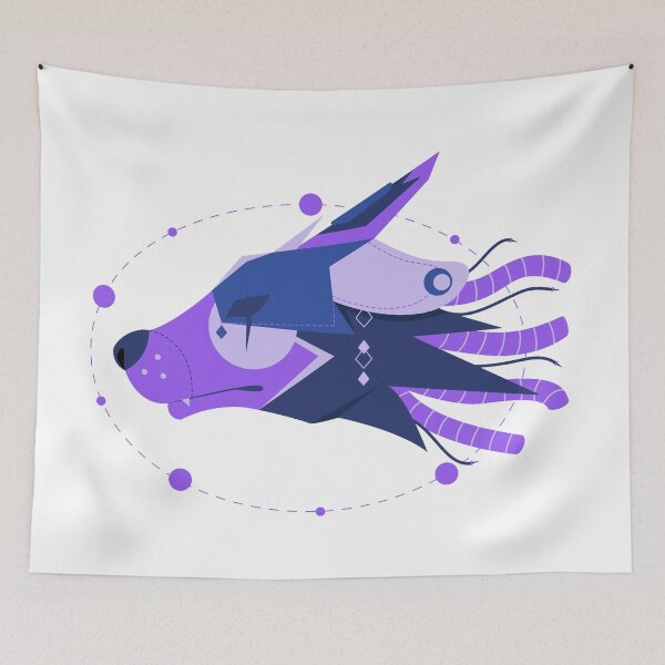 Item preview, cyberpunk Head dog  designed and sold by illustsee.