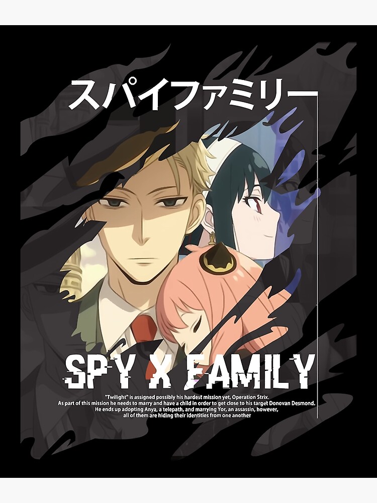 "Spy X Family Anime" Poster For Sale By JavanTest | Redbubble