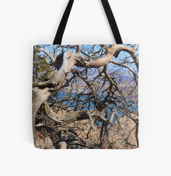 Twisted Trees All Over Print Tote Bag