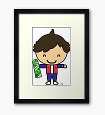 Futuristic Boy Framed Print