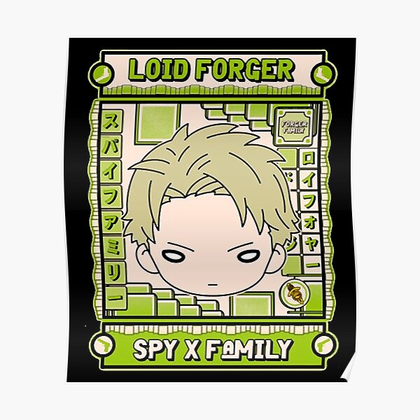 "SPY X FAMILY LOID" Poster For Sale By JavanTest | Redbubble