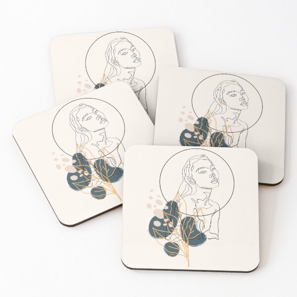 Item preview, Minimalistic floral boho lineart  designed and sold by CreativeStrand.