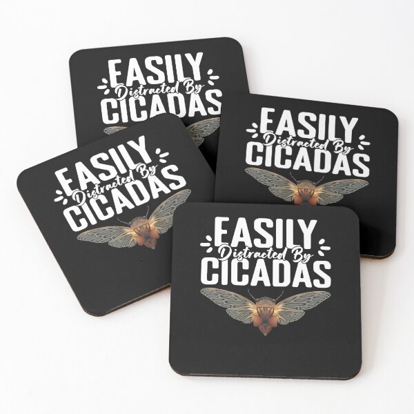 Item preview, Easily Distracted Funny Entomology Humor For A Cicada Lover designed and sold by Nessshirts.