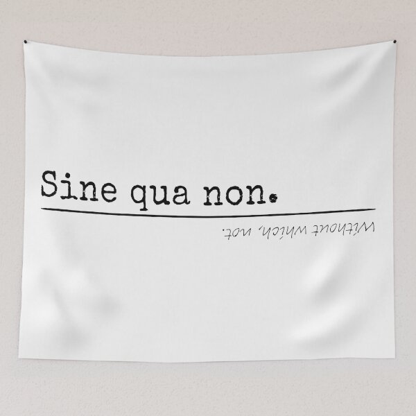 Item preview, Without which, not - Latin - T-Shirts, Stickers, Magnets, House - VBK - VisionsByKaren designed and sold by VisionsByKaren.