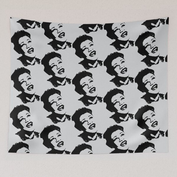 Item preview, Ella Fitzgerald face - Black and White  designed and sold by Akaakakaka.