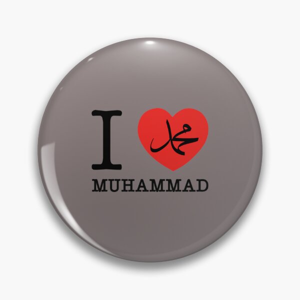 Item preview, Font Black I love Muhammad Heart   designed and sold by One-Clicks.