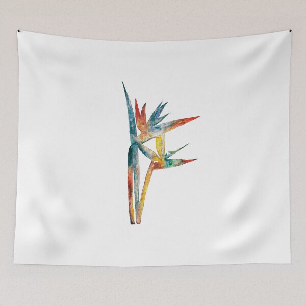 Item preview, Colourful plant art - Bird of Paradise #2 designed and sold by Leela's House.