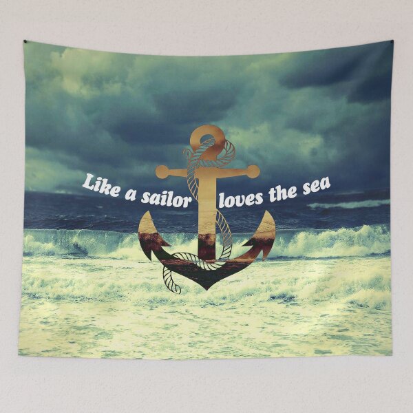 Item preview, Like a Sailor Loves the Sea designed and sold by tobyjrobinson.